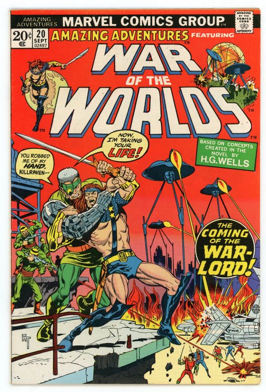 Amazing Adventures #20 Herb Trimpe War of the Worlds Killraven NM-