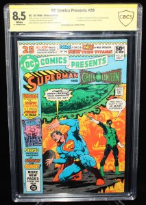 DC Comics Presents #26 - 1st New Titans - George Perez CBCS Verified 8.5 - 1980