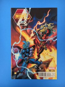 Mighty Avengers #2 Thor Battle 1:20 Variant Cover by Mark Bagley (2013)