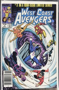 West Coast Avengers #3 (1984) West Coast Avengers / Avengers West Coast