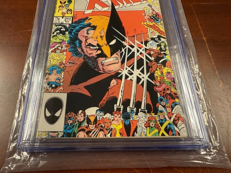 Uncanny X-Men # 211 CGC Graded 9.2 Marvel Comic Book Wolverine Marauders JH16