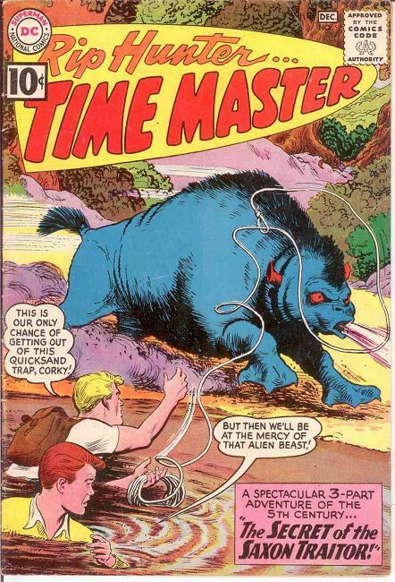 RIP HUNTER TIME MASTER 5 GOOD LAST 10 CENT ISSUE COMICS BOOK