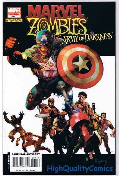 MARVEL ZOMBIES vs ARMY OF DARKNESS #4, Suydam, 2007, NM-, more AOD in store