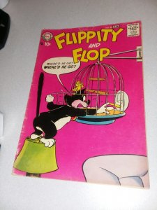 Flippity and Flop #38 dc comics 1958 early silver age funny animal cartoon humor