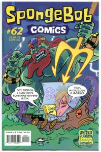 SPONGEBOB #62, NM-, Square pants, Bongo, Cartoon comic, 2011, more in store