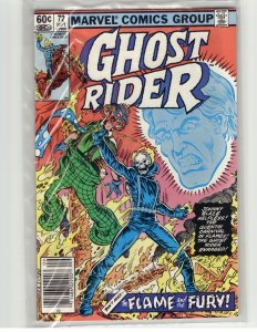 Ghost Rider #72 Newsstand Edition (1982) Ghost Rider