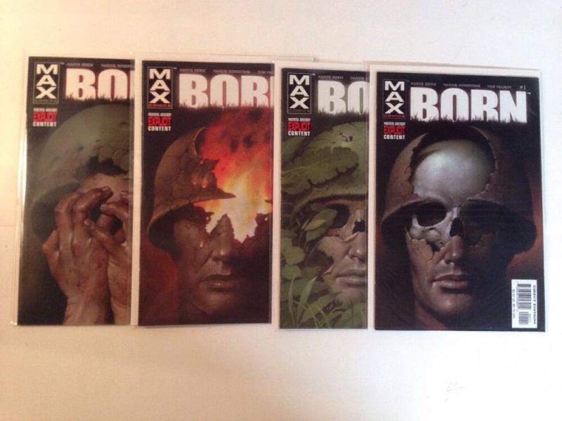 Born 1-4 Complete Near Mint Lot Set Run Garth Ennis