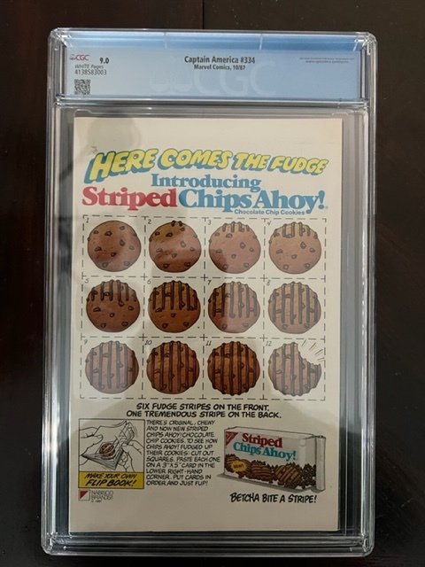 Captain America #334 Direct Edition (1987) - CGC 9.0 - 1st Black Bucky!