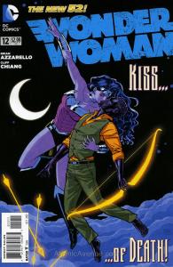 Wonder Woman (4th Series) #12 VF ; DC | New 52 Kiss Cover Brian Azzarello