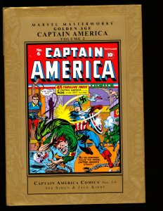 Marvel Masterworks: Golden Age Captain America #2 Regular Ed (2008) - 83-40053