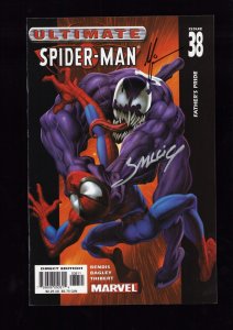 Ultimate Spider-Man #38 - FATHER'S PRIDE . Signed 2x (9.0) 2001