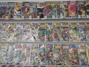 Huge Lot 150+ Comics W/ Captain America, Defenders run! Avg VF- Condition!!