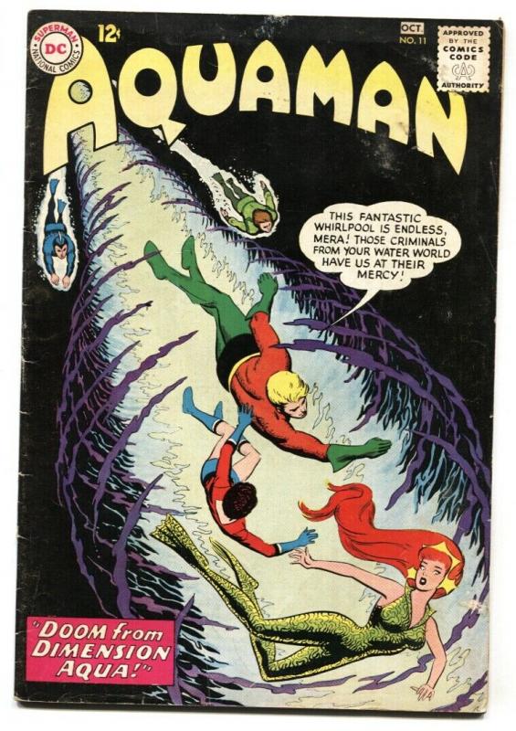 Aquaman #11 comic book First Mera - DC  Silver-Age VG