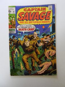 Captain Savage #18  FN- condition