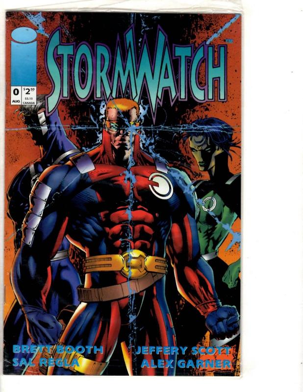 Lot Of 10 Stormwatch Image Comic Books # 0 (Sealed) 1 2 3 4 5 6 7 8 9 CR30