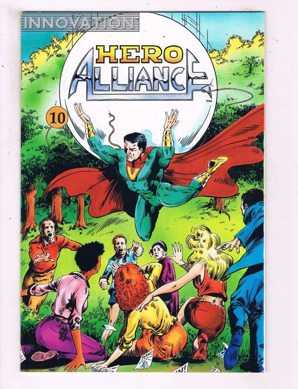 Hero Alliance #10 VF Innovation Comic Book 1989 DE13