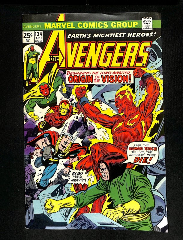 Avengers #134