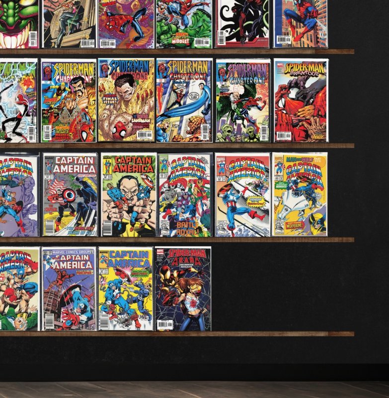 Huge Lot 150+ Comics with Captain America, Spider-Man: Chapter One & More!