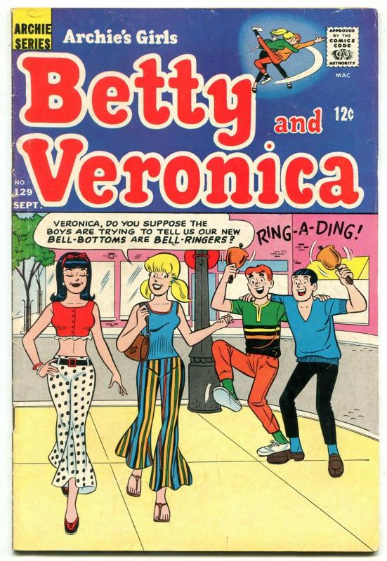 Archie's Girls Betty And Veronica #129 1966-teen humor VG+