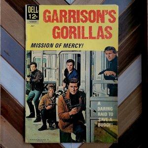 GARRISON'S GORILLAS #3 VG/FN (Dell 1968) To Rescue a Friend 12 cent issue