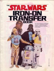 Star Wars Iron-On Transfer Book 16 Fantastic Designs (1977)