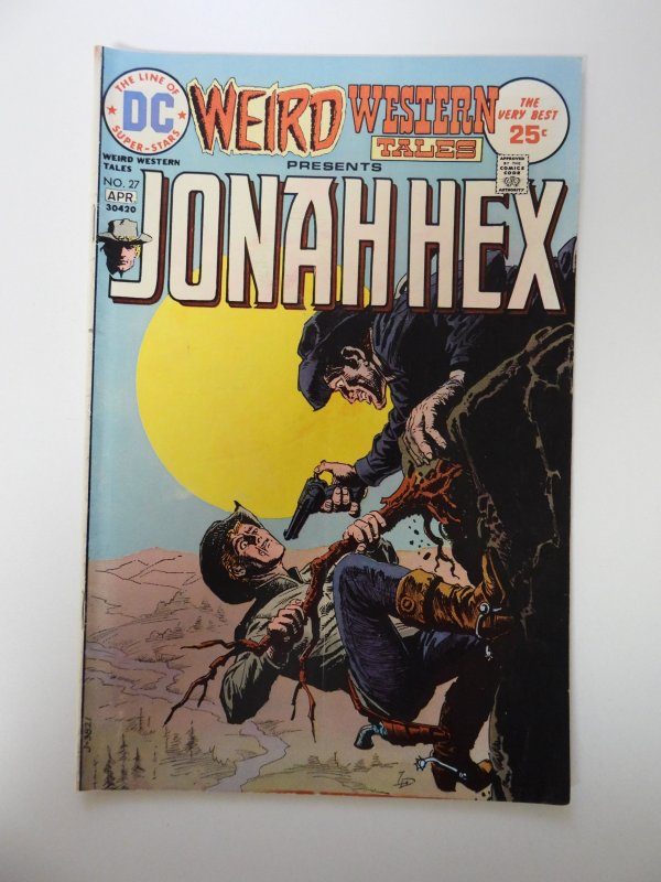 Weird Western Tales #27 (1975) VF condition