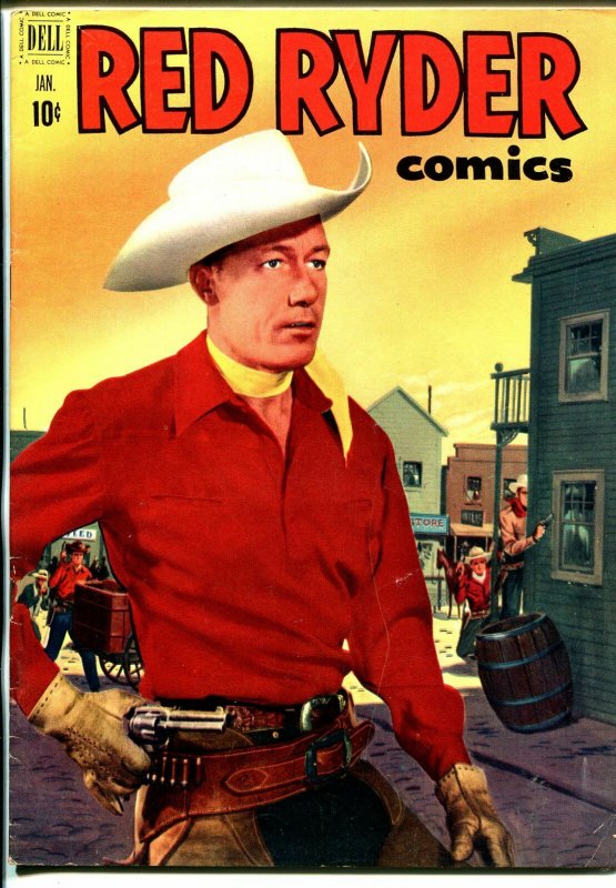 Red Ryder #102 1952-Dell-Little Beaver-Fred Harmon art 7 text story-FN/VF
