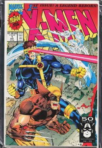 X-Men #1 Wolverine and Cyclops Cover (1991) X-Men [Key Issue]