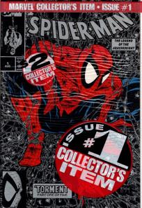 SPIDER MAN #1 SILVER BAGGED EDITION AND REGULAR BAGGED EDITION $30.00