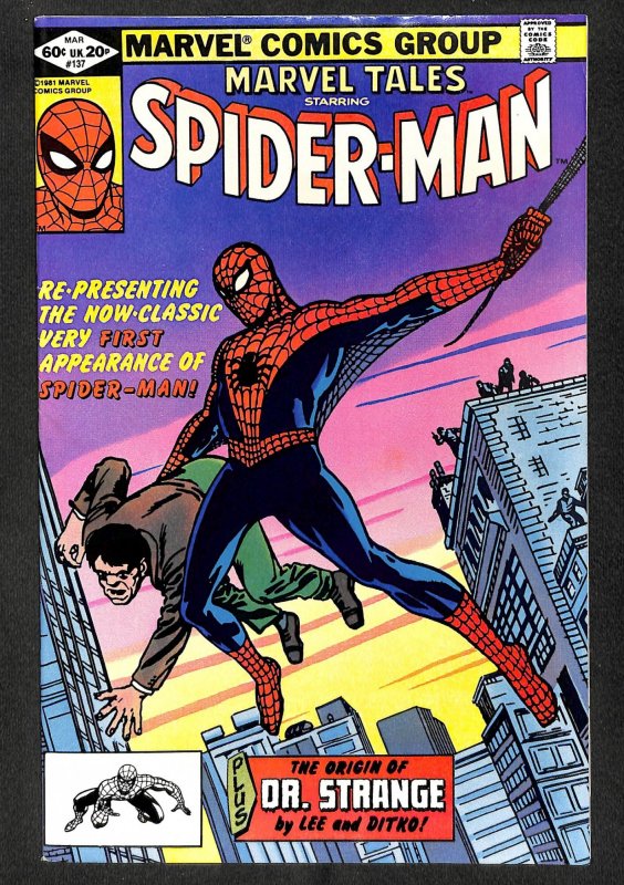 Marvel Tales #137 VF 8.0 Amazing Fantasy #15 Spider-Man Reprint! Comics