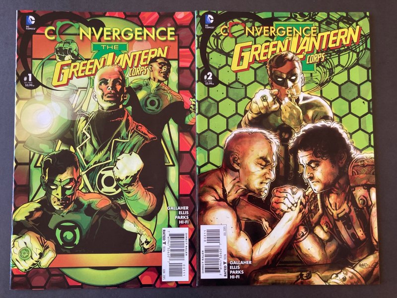 Convergence Green Lantern Corps #1 and 2 complete set full run (2015)