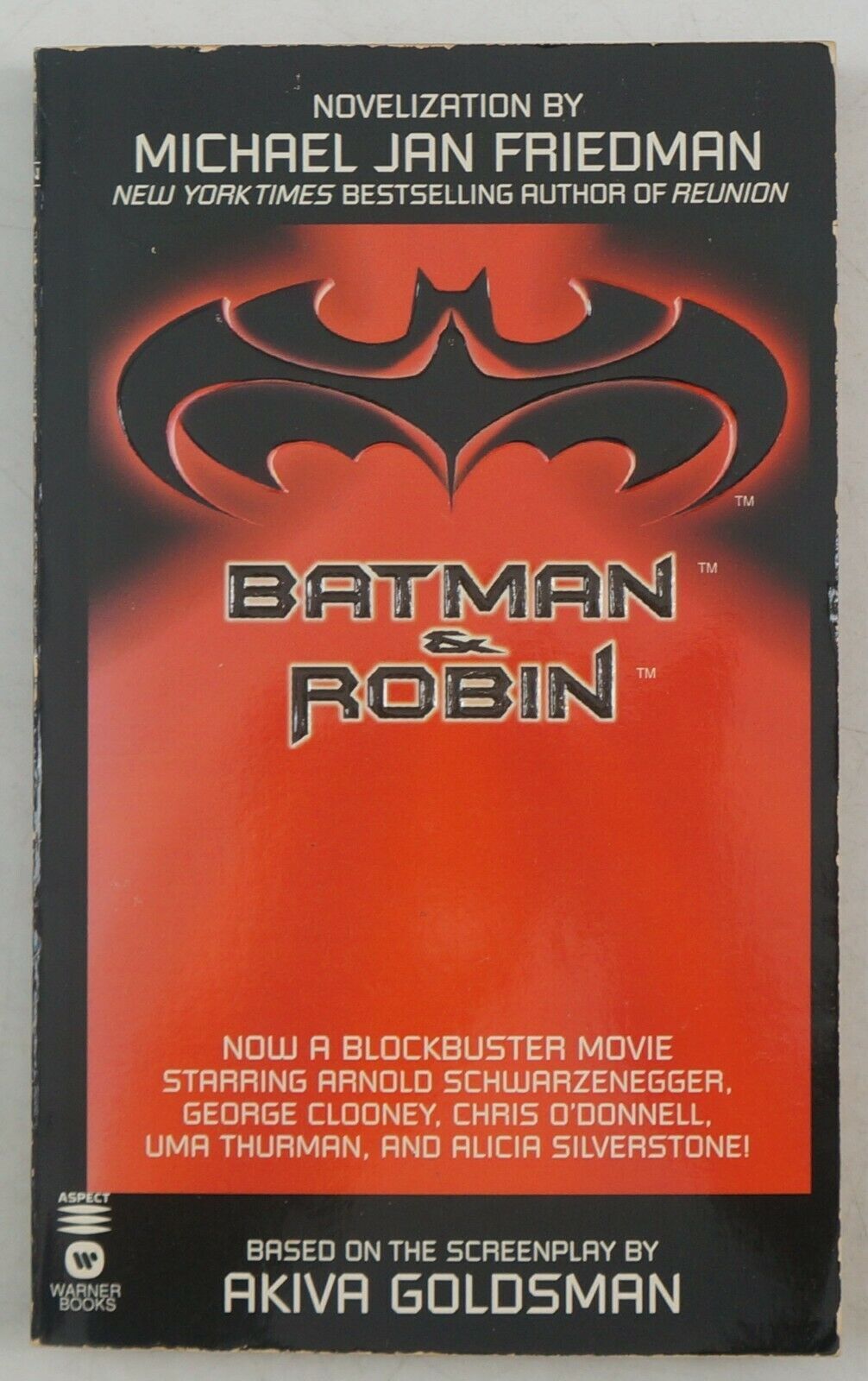 Batman & Robin Movie Novelization Michael Jan Friedman DC Warner