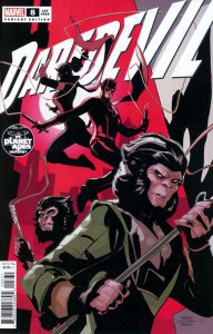 Daredevil (7th Series) #8B VF/NM ; Marvel | 656 Planet of the Apes Variant