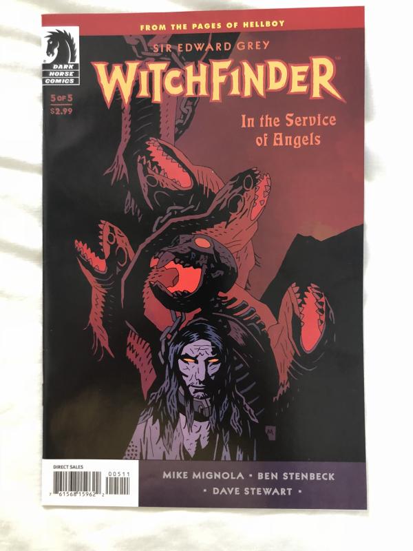 WITCHFINDER : IN THE SERVICE OF ANGELS - COMPLETE MINI SERIES - #1, 2, 3, 4, 5