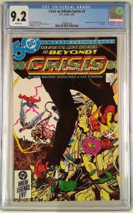 CRISIS ON INFINITE EARTHS 2 (1985) CGC 9.2 (SLAB GRADE)