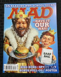 2006 MAD Magazine #464 VF/NM 9.0 SIGNED by Sergio Aragones w/ COA / Fisherman