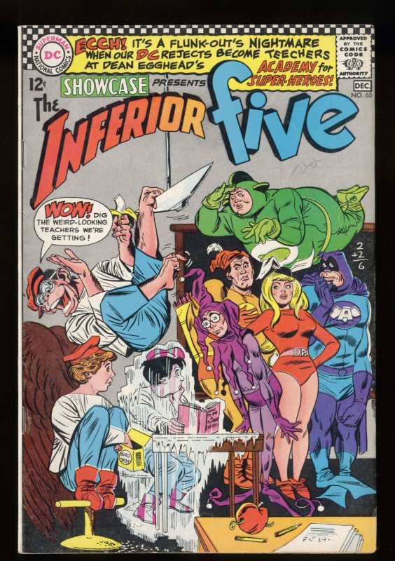 Showcase #65 VF- 7.5 Inferior Five!