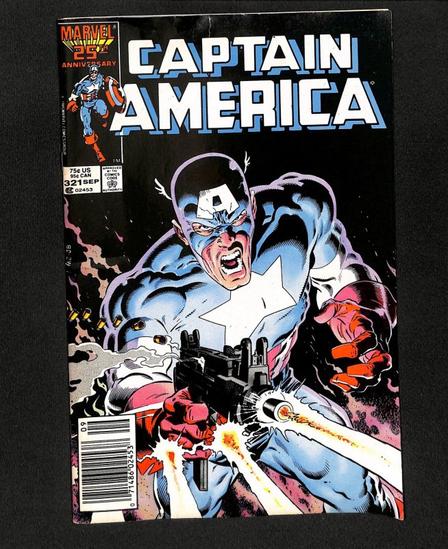 Captain America #321 Newsstand Variant