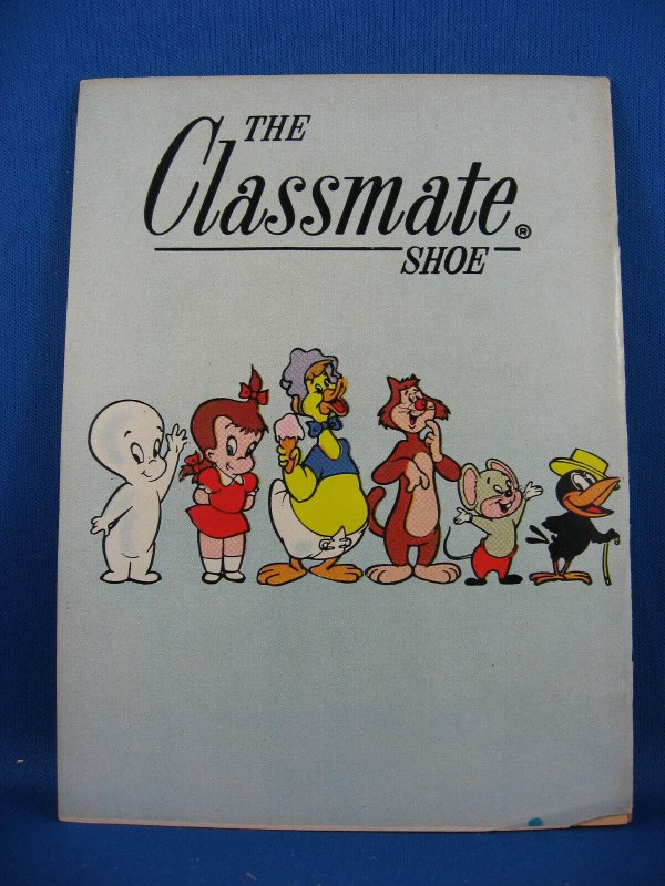 Classmate Shoe Giveaway FUNDAY FUNNIES BABY HUEY AUDREY Fine- 1961 Not in Guide?