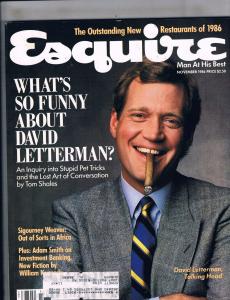 6 Esquire Magazines Volume #106 #s 1 2 3 4 5 6 July-December 1986 Letterman J141