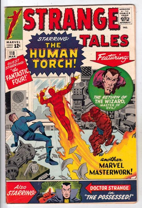 Strange Tales #118 (Mar-64) VF+ High-Grade Human Torch, Doctor Strange