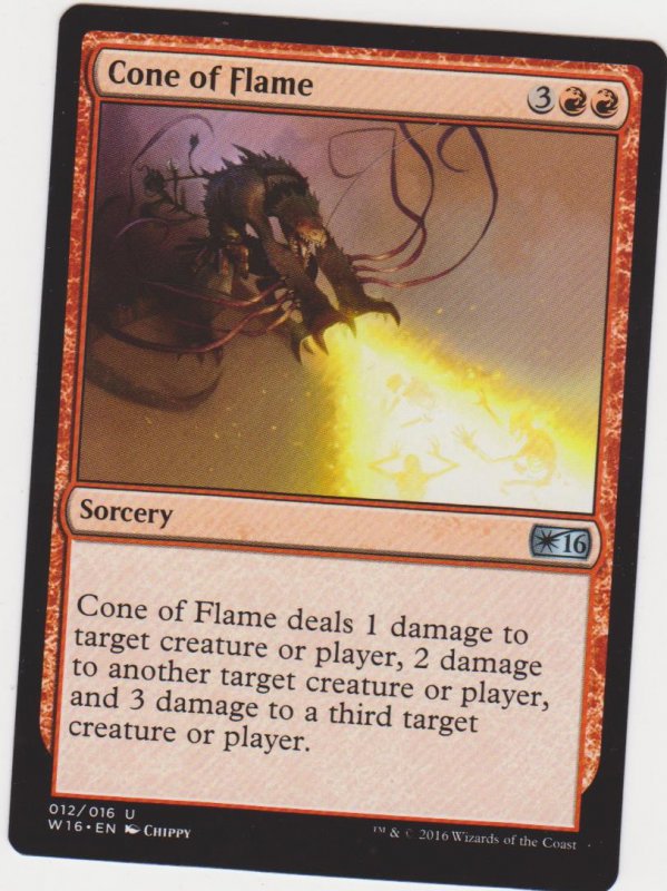 Magic the Gathering: Welcome Deck 2016 - Cone of Flame