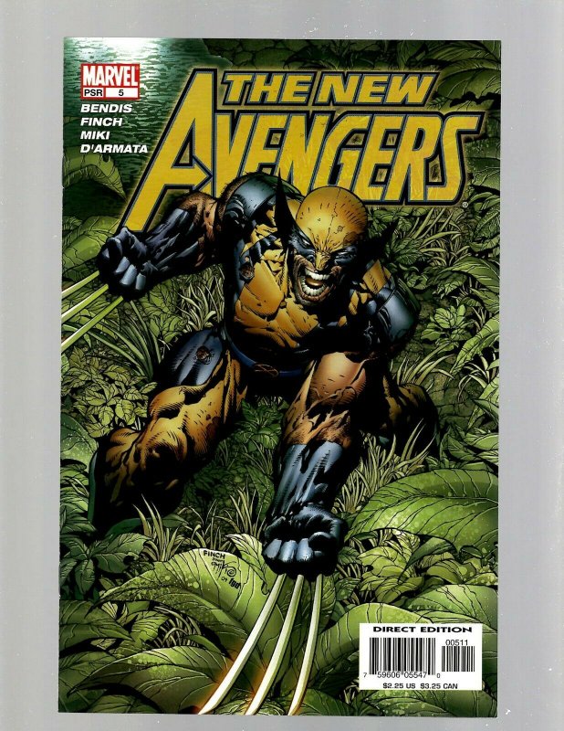 12 New Avengers Marvel Comic Books # 1 2 3 4 5 6 7 8 9 10 12 + Annual # 1 HY5