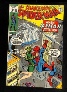 Amazing Spider-Man #92 Ice Man!