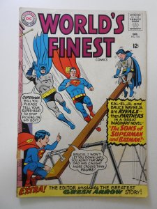 World's Finest Comics #154 (1965) GD Condition bottom staple missing