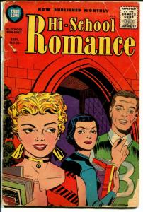 Hi-School Romance #55 1956-Harvey-Bob Powell-Jack Kirby influence-G-