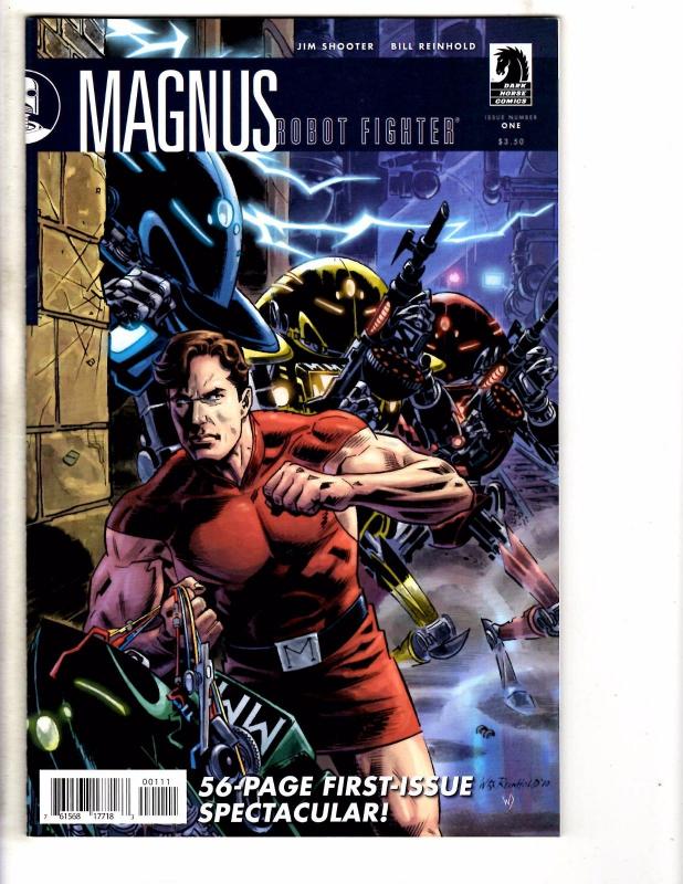 Magnus Robot Fighter # 1 NM Dark Horse Variant Cover Comic Book Jim Shooter BN1