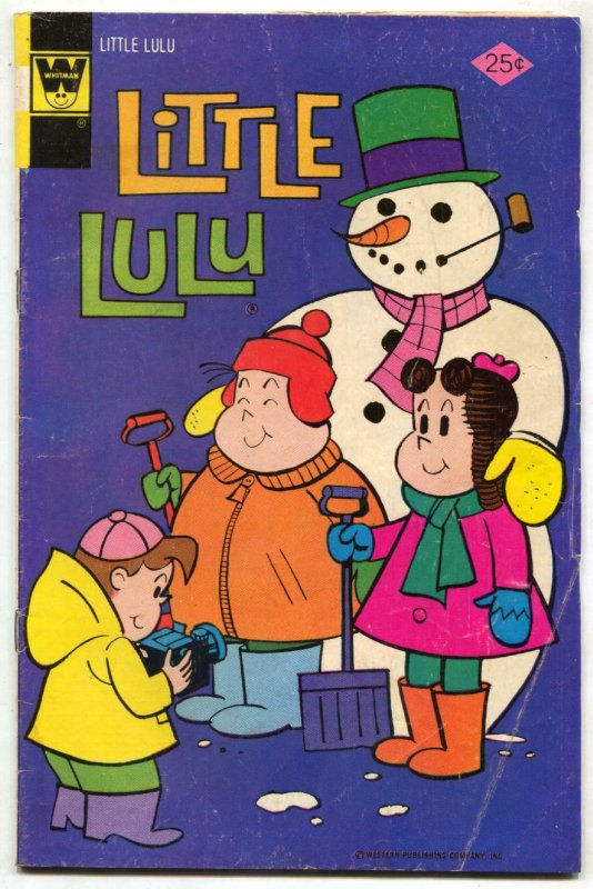 Little Lulu #230 1976- Santa Claus- Whitman comics G