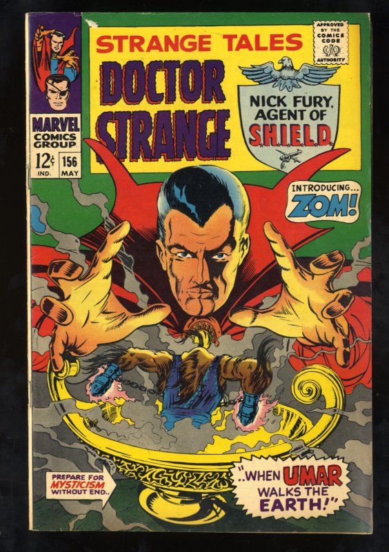 Strange Tales #156 FN+ 6.5 Doctor Strange and Nick Fury!