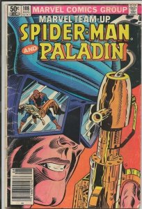 Marvel Team-Up #108 ORIGINAL Vintage 1981 Marvel Comics Spiderman Paladin